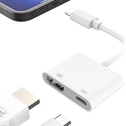 AIRSKY USB C to HDMI Adapter for iPhone 15/16, USBC to HDMI Adapter for iPhone to tv, 100W Fast Charging & 4K@60Hz, Compatible with iPhone 15, iPhone 16, MacBook Pro, iPad Pro-image-3