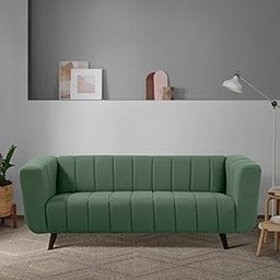Sleepyhead Kiki - 3 Seater Sofa (Fabric, Sapling Green) 3 Person Sofa-image-25