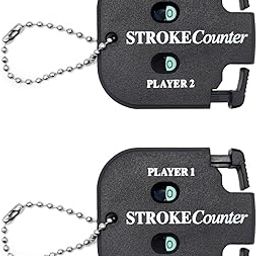 Medsuo 2pcs Golf Score Indicator 2 Player Stroke Counter Clicker Portable Golf Handy Count Shot for Different Kinds of Competitions and Games-12