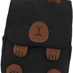 ™ Cute Capybara Backpack Lightweight Bookbag for Outdoor Activities Work Black | Womens Handbags & Bags-image-63