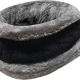 Warm Winter Knitted Neck Scarf for Men & Women-image-41