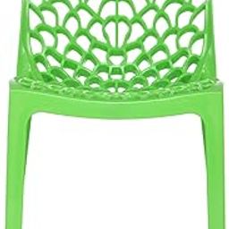 Supreme Web Heavy Plastic Chair for Home & Garden (Parrot Green, Set of 1), 70 x 140 cm-image-70