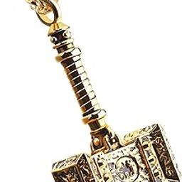 Thor HAMMER Superhero Stainless Steel Pendant Necklace For Men/Boys-image-37