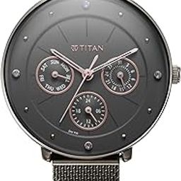 Neo Grey Dial Analog Stainless Steel Strap Watch for Women-2651QM01/NT2651QM01-picture-35