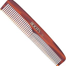 Roots - Pocket Hair Comb - Designed With Dual Wide and Fine Teeth Comb - Damage Free Everyday Use For Men and Women - Model No.19-38