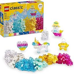 LEGO Classic Magical Transparent Box, Colorful Building Bricks Toy 11040 Building Blocks Toys for 5+ Gift for Boys and Girls-picture-31