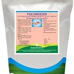 SKYRIDGE Piglybreeder Nutrition & Feed Supplement for Swine, Pigs, and Piglets (1 KG, All Life Stages, powder)-21