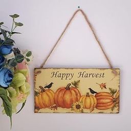STYLEHEAVEN Rustic Pumpkin Happy Harvest Wooden Plaque Autumn Fall Board Hanging Sign|Home & Garden|Holiday & Seasonal D?©cor|Christmas & Winter|Christmas & Winter D?©cor-image-65