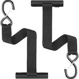 CALANDIS 2 Pieces Kayak Tie Down Straps Secure Straps Luggage Straps Quick Hood Loops with Buckle | Accessories | Kayaking, Canoeing & Rafting-picture-34