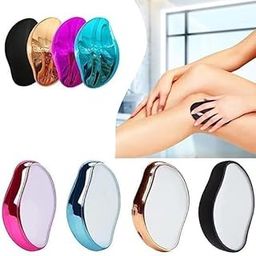AURYX Crystal Hair Eraser for Women and Men, Magic Crystal Hair Remover Painless Exfoliation Hair Removal Tool for Arms Legs Back, Washable Crystal Epilator Without Shaving for Smooth-image-64