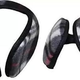 Winter Outdoor Ear Muffs (Earmuffs) for Men and Women for protection from Cold - Pack of 2 - Black_White-image-36