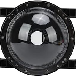 UniMarket® Dome Port for Lens, Underwater Spherical Two Handles Dome Port High Light Transmission Ergonomic with Trigger for Action Cameras-10
