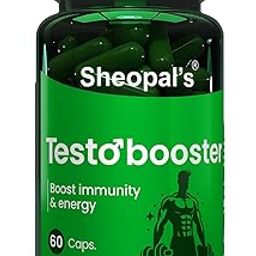 Sheopal's Testobooster Capsules - 9 Ayurvedic Herbs For Daily Strength | Shilajit, Safed Musli And Ashwaganda(60 Caps)-image-91