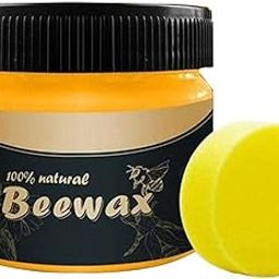 Wood Seasoning Beeswax Polish with Sponge – Natural Traditional Wax Cleaner and Shiner for Wooden Furniture, Doors, Tables, Chairs, and Floors | 100g – Pack of 1-image-97