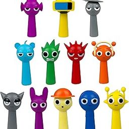 IN-IMAGINE 12 Pcs Handmade Figurine Game Peripheral Model Ornaments Enrich The Style of Your Room and Living Room Suitable as Compact Small Ornaments to Increase Scene Vitality-image-91