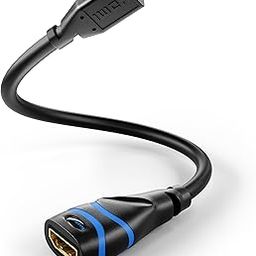 BlueRigger High Speed Micro HDMI to HDMI Female Adapter (NOT Micro-USB) with Ethernet (20CM)-3