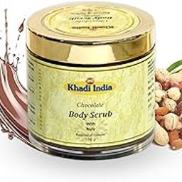 KHADI INDIA Chocolate Body Scrub with Nuts & Cocoa – Anti-Oxidant Rich, Deep Cleansing & Suntan Removal, Softens, Nourishes & Glows Skin | All Skin Types | Men & Women – 100gm-19