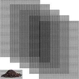 HASTHIP® 5Pcs Flower Pots Mesh for Garden Drainage Mesh 7.8 x 11.8 inches Bonsai Mesh Glassfiber Mesh Liners Filter Screen Cuttable Glassfiber Pot Mesh for Preventing Soil Loss, Root Rot-image-99