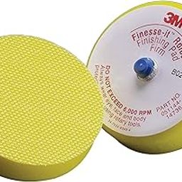 3M Finesse-It Roloc Finishing Disc Pad - Firm Pad for Random Orbital Sander - For Use With Buffing Pads - 3' - 14736U-image-56