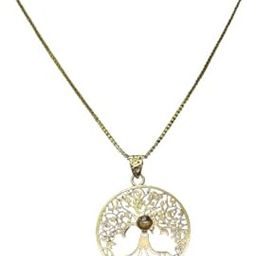 Art n Soul Tree of Life Pendant with Chain Brass Pendant Necklace for Women | Handcrafted Fashion Jewelry | Elegant and Stylish-image-36
