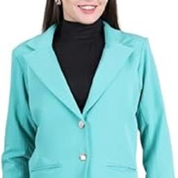 Notched Lapel Long Sleeves Single-Breasted Formal Blazer-picture-5