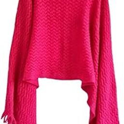 Shawl For Women Warm Woolen Knitted Shawl For Winter-image-76