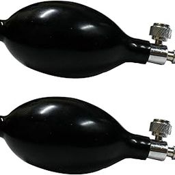 VATS BP Bulb With Valve 2 Pc. For Diamond & Other Brands BP (Black-SSS Bulb_Valve) 2 Bulb+2 Valve-26