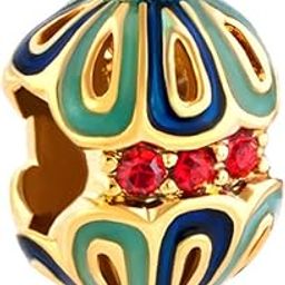 Sale Cheap Jewelry Faberge Egg Lucky Snow White King Crown Charms Beads Fit Pandora Bracelet Gifts-image-10