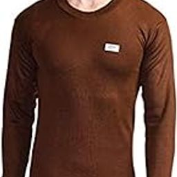 Men's Blended Body Warmer Thermal Upper Top (XX-Large, Brown)-image-76