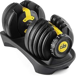 The Cube Club PowerBells 1 Piece Alloy Steel Dumbbells (2.5-24 Kg) | 5-IN-1 Adjustable Dumbbell Weights for Fitness Exercise Full Body Workout Gym Equipment with 1 Year Warranty-39