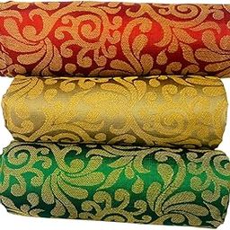 Designer Blouse Materials | Gorgeous Traditional Unstitched Blouse Pack | Elegant Multi-Color Blouse Pieces for Women-image-47