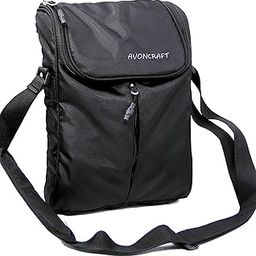 Unisex Messenger Bag (Black)-7