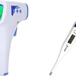 Sahyog Wellness Multi Function Non-Contact Forehead Thermometer with IR Sensor & Digital Thermometer Combo (White)-21