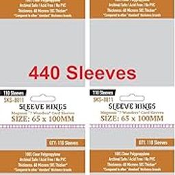 Sleeve Kings Magnum 7 Wonders Card Sleeves 65 X 100 mm (4x110 Pack, 440 Sleeves)-image-11