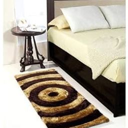 Money Home Decor MH furnishings Half Bed Runner Shaggy Bedside Runner (Multicolour, Polyester, Size-22 x 55 INCHES)-image-77
