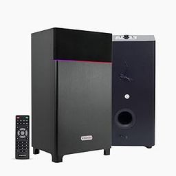 Digimate Boombox Tower Speaker with Wireless Mic, 80 W, LED Lights, FM Radio, USB, AUX, Bluetooth, Karaoke, Remote Control (Black)-14