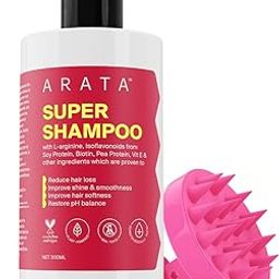 Arata 6-in-1 Super Shampoo with FREE Scalp Massager | Prevents Hair loss, Breakage, Balances pH, Boosts Volume, Fights Microbial Infections, Adds Shine | With Biotin, Protein & Vitamins | 300 ml-image-15