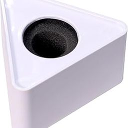 News MIC ID MIC Flag ABS Injection Molding Triangular Microphone Station Logo (White)-24