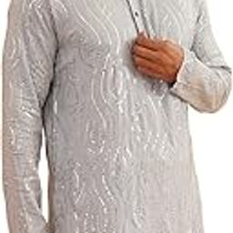 (Since 1958 Men's Cotton Blend Printed Only Long Kurta-picture-47