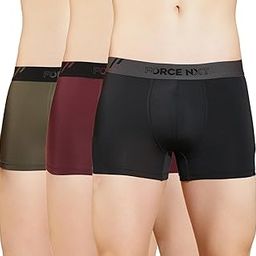 Pack of 3 Polyamide Microfibre Elastane Stretch Ultrasoft Trunk for Men-image-58