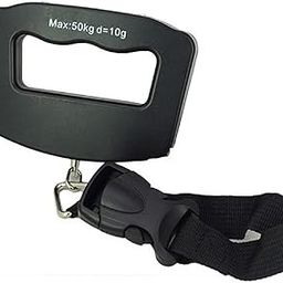SYGA Hanging Scale Digital Hand Scaler Luggage Scales up to 50 kg with Strap (Black)-image-70