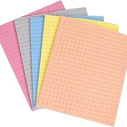 Cutting EDGE Kitchen Cleaning Sponge | Multi-Purpose & Resusable Wipes for Dry & Wet Use | Multi- Color, Biodegradable (Pack of 5)-image-48