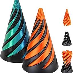 2Pcs Fidget Toys- Spinner Toy- Innovative Fidget Toys and Stress Relief Toys for Stress Relief and Focus Enhancement (Blue / Orange)-9