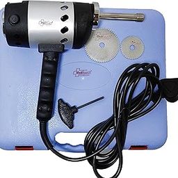 Meditouch - The Healing Touch Meditouch Orthopeadic Electric Plaster Cutter Machine 125 Watts Ortho Pop Cutting Saw With Two Blades Black Colour-16