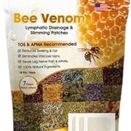 New Bee Venom Foot Patches Stress Relief Detox Patch Solution (10patchs)-image-78