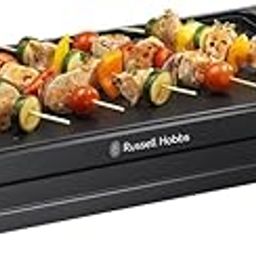 Russell Hobbs 2400W Fiesta Removable Plate Griddle 50cmx26cm| Drip tray, Temperature Control, Dishwasher safe| Electric Grill Tandoor Barbeque BBQ Griller for Grilling Meat, Fish & Vegetables|22550-56-image-81