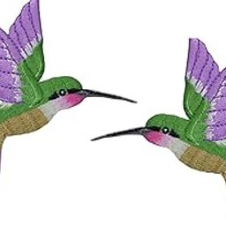 so Satisfying Multy Color Cute Bird 5 inch Embroidery sew Patch (822) SEW Patch 2 pees-image-45