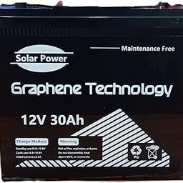 TIANNENG 12V 30AH Graphene Ebike Battery Deep Cycle Battery-image-0