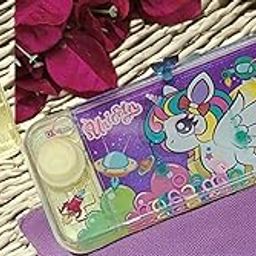 ManaBee Unicorn Theme Transparent Water Game Bubble Ring Toss Handheld Water Video Game for Boys and Girls Birthday and Return Gift for Kids (Double Sided Button Pack of 1 Random Color and Design)-image-50