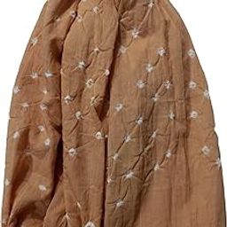 PURE COTTON POLKA BANDHNI DUPATTA 2.25 MTR WOMEN NEW-image-78